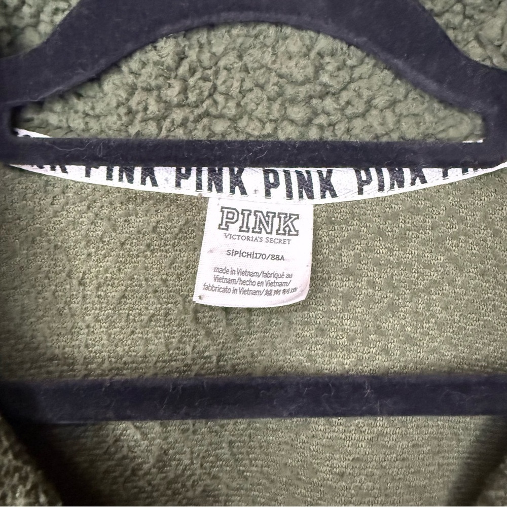 PINK Victoria's Secret Green Cowl Neck Sweater - Picture 3 of 7